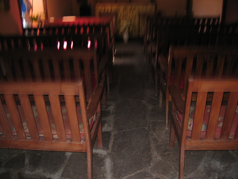 0806090001.JPG - Day 3, Monday, June 9, Pisac, chapel at Hotel Royal Inka
