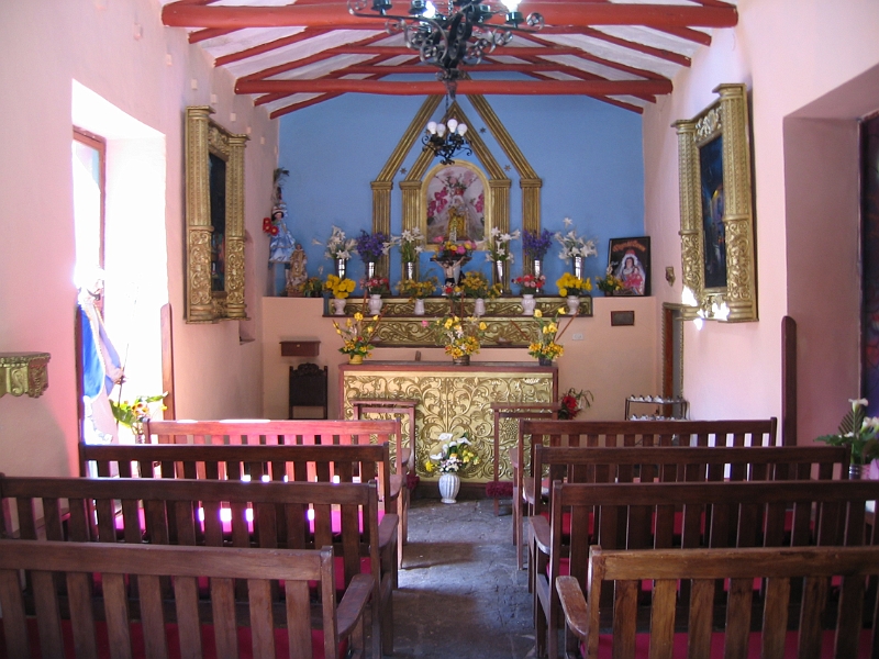0806090002.JPG - Day 3, Monday, June 9, Pisac, chapel at Hotel Royal Inka