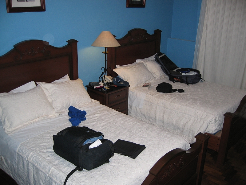 0806160001.JPG - Day 10, Monday, June 16. We arrive in Arequipa. Our room at the Casa Arequipa near the downtown.